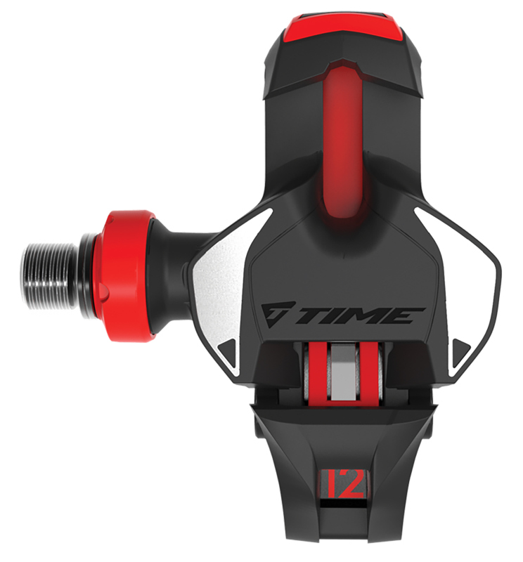 Amsler - TIME XPro 12 road pedal, Black/Red inkl. ICLIC cleats free foot